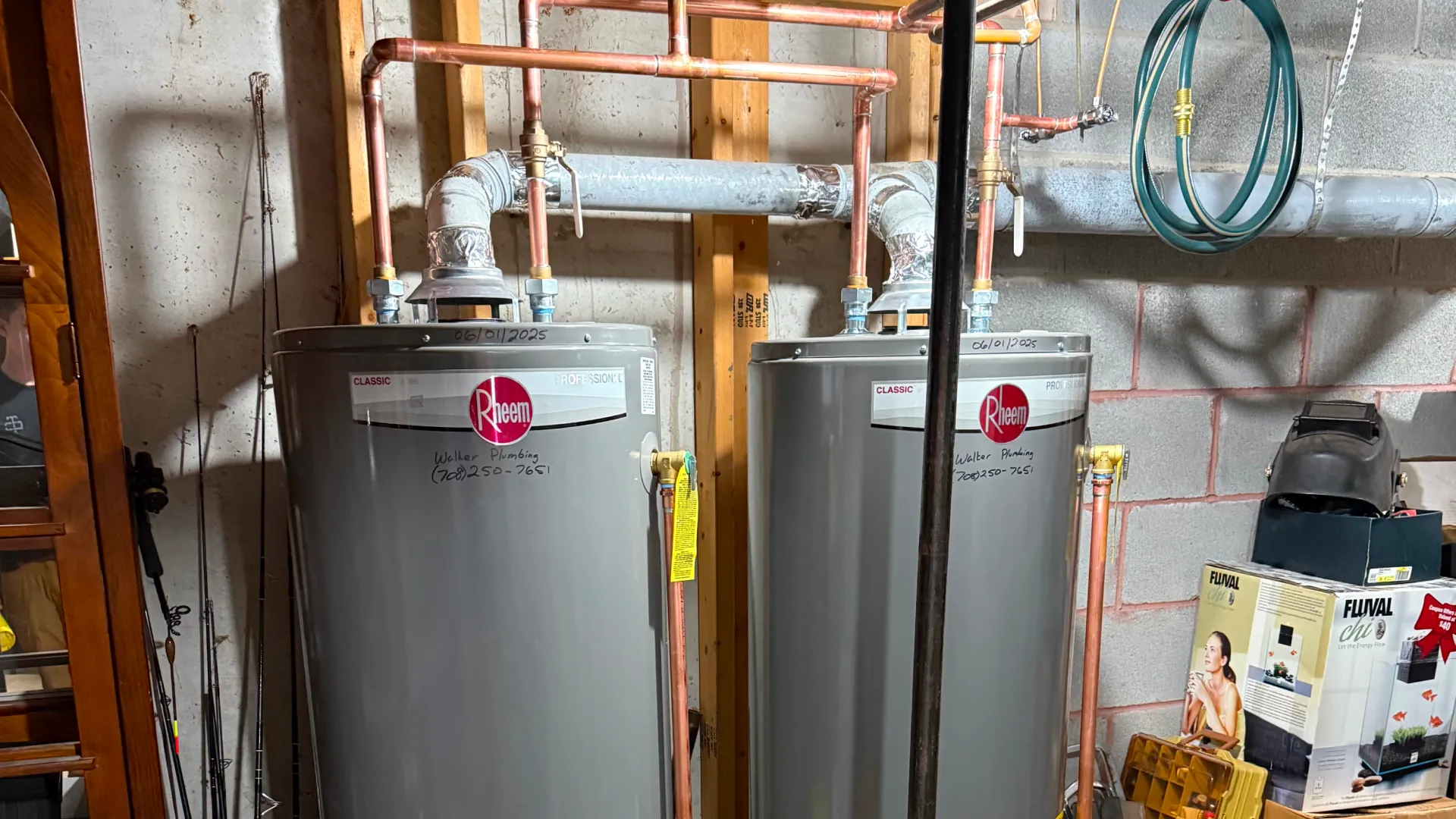 water heater plumbing services hero